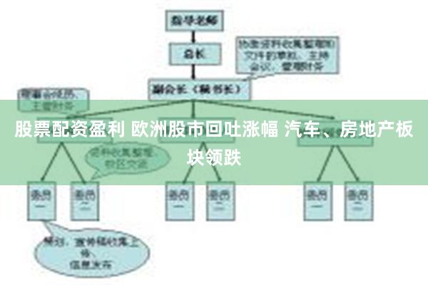 股票配资盈利 欧洲股市回吐涨幅 汽车、房地产板块领跌