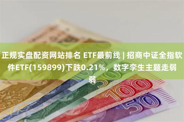 正规实盘配资网站排名 ETF最前线 | 招商中证全指软件ETF(159899)下跌0.21%，数字孪生主题走弱