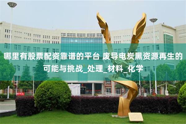 哪里有股票配资靠谱的平台 废导电炭黑资源再生的可能与挑战_处理_材料_化学